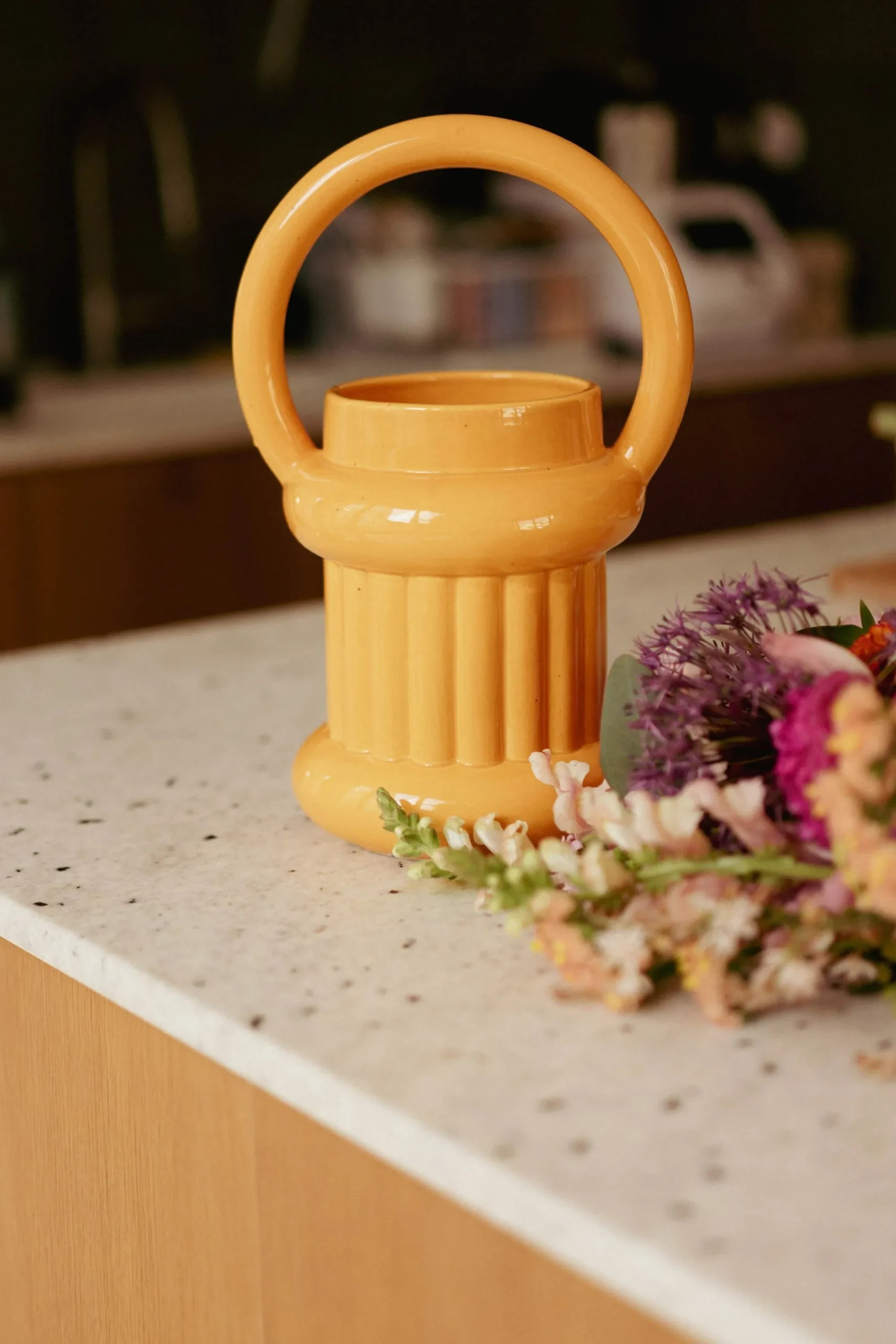 Décorations<Make My Lemonade VASE OLIVER YELLOW