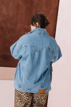 Vestes & Manteaux<Make My Lemonade VESTE MAX LIGHT BLUE